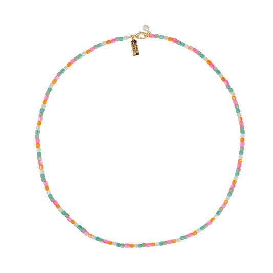 Capri Shell Bead Necklace - Rainbow