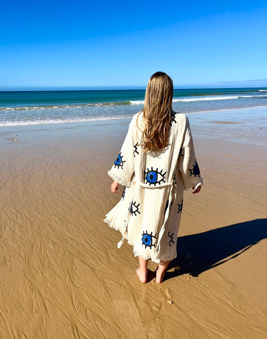 Organic Cotton Irene Peshtemal Kaftan Long