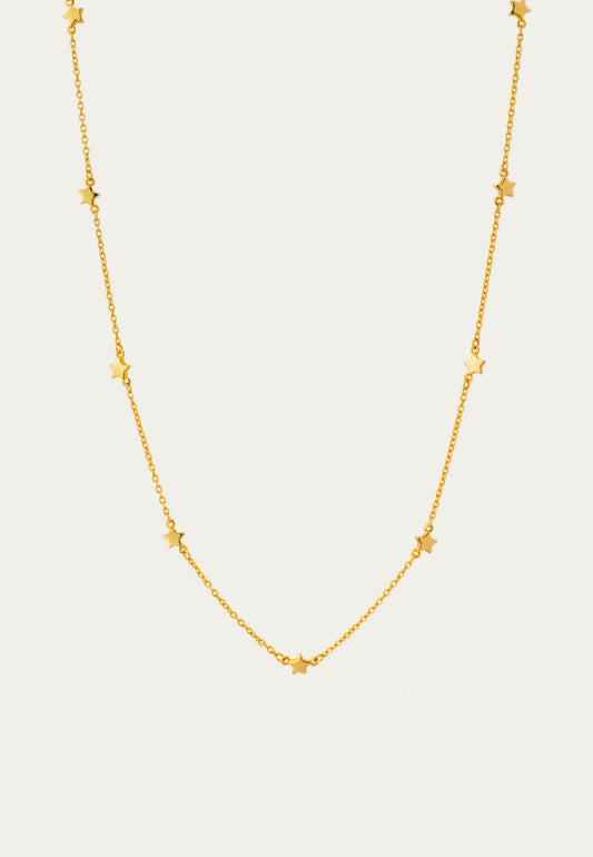 Stars Gold Necklace