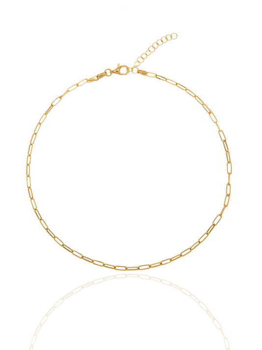 Ultra Thin Gold Collar Necklace